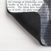 ブルドッグフランスのプレーン マウスパッド (コーナー)