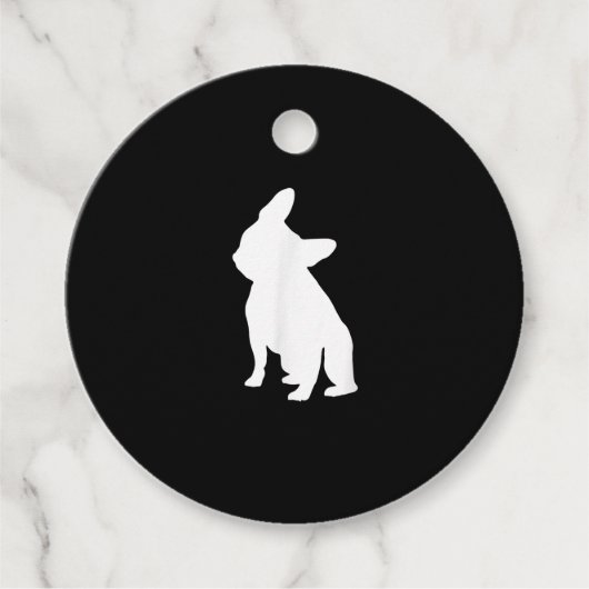 ブルドッグフランスのヘッドティルトアパレル、フレンチヘッド フェイバータグ (正面)