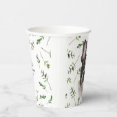 ブルドッグフランスのベビーシャワー水カラーテーマ 紙コップ (右)