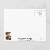 ブルドッグフランスのペットポートレート ポストカード (裏面)