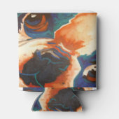 ブルドッグフランスのペットポートレート 缶クーラー (裏面)