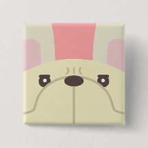 ブルドッグフランスのボタン