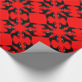 ブルドッグフランスのボー ラッピングペーパー (角)