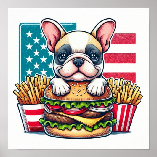 ブルドッグフランスのポスター ポスター (正面)