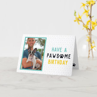 ブルドッグフランスのポーソーム誕生日 カード