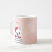 ブルドッグフランスのマグズ コーヒーマグカップ (正面左)