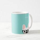 ブルドッグフランスのマグズ コーヒーマグカップ (正面右)