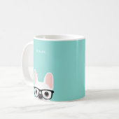 ブルドッグフランスのマグズ コーヒーマグカップ (正面左)