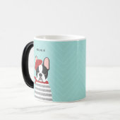 ブルドッグフランスのマグズ モーフィングマグカップ (正面左)