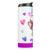 ブルドッグフランスのママかわいい母の日犬の恋人 タンブラー (回転左)