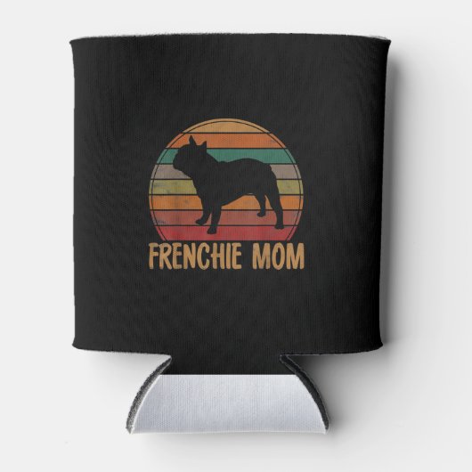ブルドッグフランスのママのプレゼント | pet frenchie gift 缶クーラー (正面)