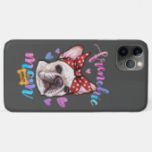 ブルドッグフランスのママ水彩犬ママGIft Case-Mate iPhoneケース (裏面(横))