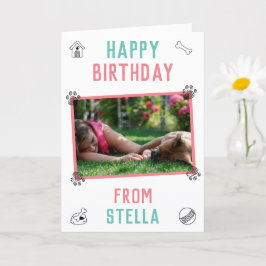 ブルドッグフランスのママ誕生日カード カード