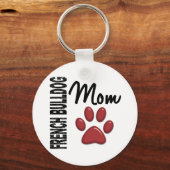 ブルドッグフランスのママ2 キーホルダー (正面)