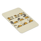 ブルドッグフランスのヨガのポーズ|ドッグヨガ好き マグネット (右側)