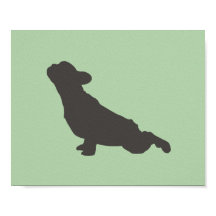 ブルドッグフランスのヨガポーズ