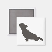 ブルドッグフランスのヨガポーズ マグネット (正面/裏面)