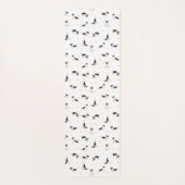 ブルドッグフランスのヨガポーズ ヨガマット (裏面)