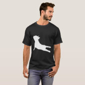 ブルドッグフランスのヨガ Tシャツ (正面フル)