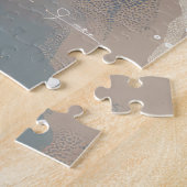 ブルドッグフランスのライディングオートバイクリスマス ジグソーパズル (側面)