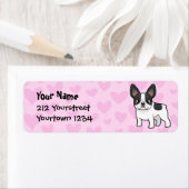 ブルドッグフランスのラブ ラベル (インサイチュ)