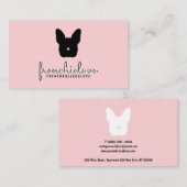 ブルドッグフランスのロシンプルゴpetシッタートリマー獣医 名刺 (正面/裏面)