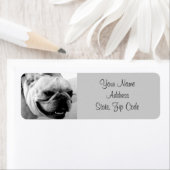 ブルドッグフランスの住所 シール (インサイチュ)