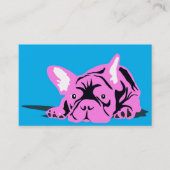 ブルドッグフランスの名刺名刺p b 名刺 (正面)