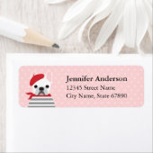 ブルドッグフランスの差出人住所ラベル ラベル (インサイチュ)