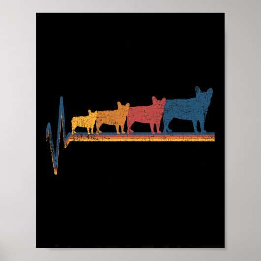 ブルドッグフランスの愛好家 ポスター (正面)