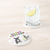 ブルドッグフランスの新年 コースター (側面)