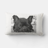 ブルドッグフランスの枕 ランバークッション (裏面)