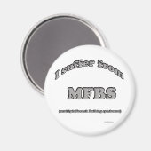 ブルドッグフランスの症候群 – マグネット (正面/裏面)