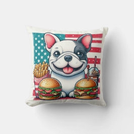 ブルドッグフランスの装飾用クッション クッション