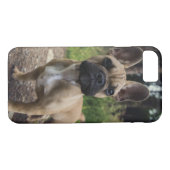 ブルドッグフランスの装飾用クッション Case-Mate iPhoneケース (裏面(横))