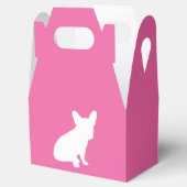 ブルドッグフランスの赤ちゃんシャワーフレンチピンク フェイバーボックス (オープン)