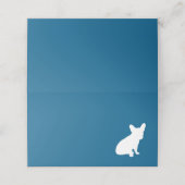 ブルドッグフランスの赤ちゃんシャワーFrenchy Frenchie Blue プレイスカード (外部開封)