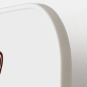 ブルドッグフランスの顔パドデピックボール |かわいいアイテム ピックルボールラケット (左詳細)