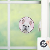 ブルドッグフランスの（クリーム/ホワイト）'絵画 - Dog Art ウィンドウサイン (ホーム)