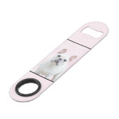 ブルドッグフランスの（クリーム/ホワイト）'絵画 - Dog Art スピード栓抜き (正面アングル)