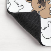 ブルドッグフランスの、フランスのアクセサリー マウスパッド (コーナー)