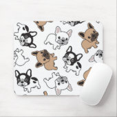 ブルドッグフランスの、フランスのアクセサリー マウスパッド (マウス)