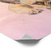 ブルドッグフランスの – フランス犬 ポスター (角)