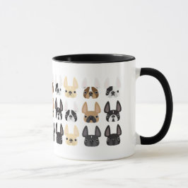 ブルドッグフランスの&フレンズのマグカップ マグカップ