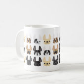 ブルドッグフランスの&フレンズのマグカップ マグカップ (正面左)