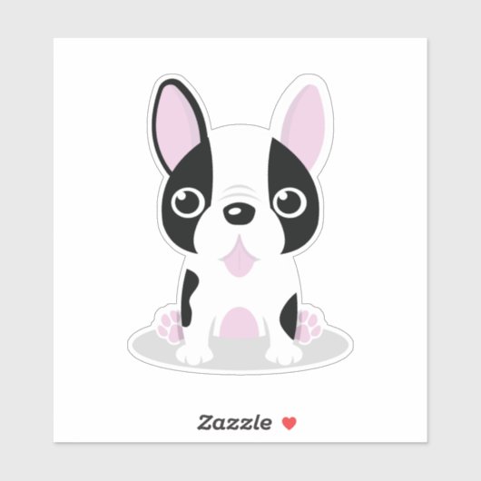 ブルドッグフランスの – フレンチエ愛好家 シール (シート)