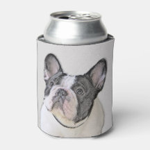 ブルドッグフランスの(ブリンドル・ピー絵画) s - Dog Art