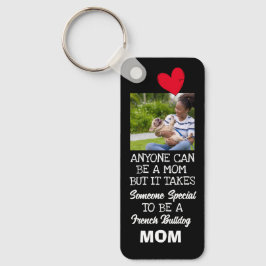 ブルドッグフランスの..マ最高のマーカスタム両面 キーホルダー