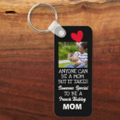 ブルドッグフランスの..マ最高のマーカスタム両面 キーホルダー (正面)