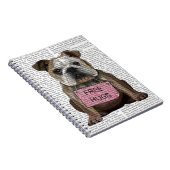 ブルドッグフリーハグ ノートブック (右側)